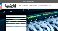 Desktop Screenshot of esminformatica.com.br